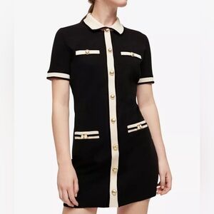 Maje Reveny wool blend dress